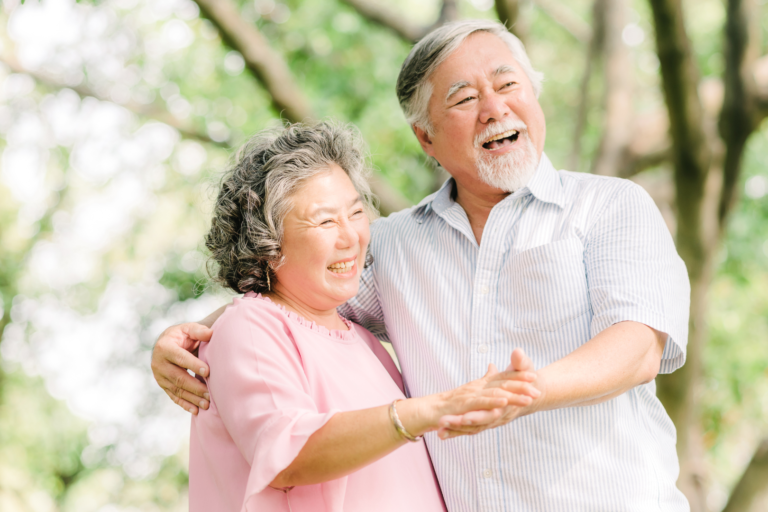 Happy and healthy senior adults above age 50 | Consuming enough protein in diet to slow down the progress of Sarcopenia