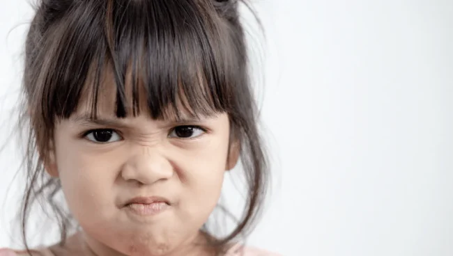 Angry child