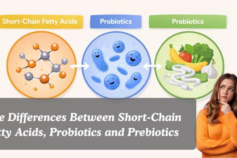 The differences between short chain fatty acids probiotics and prebiotics